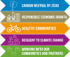 The Environment Strategy Strategic Objectives: Carbon Neutral by 2030; Responsible economic growth; Healthy communities; Resilient to climate change; Working with our communities and partners.