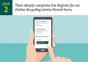 Then simply complete the Register for an Online Recycling Centre Permit form.