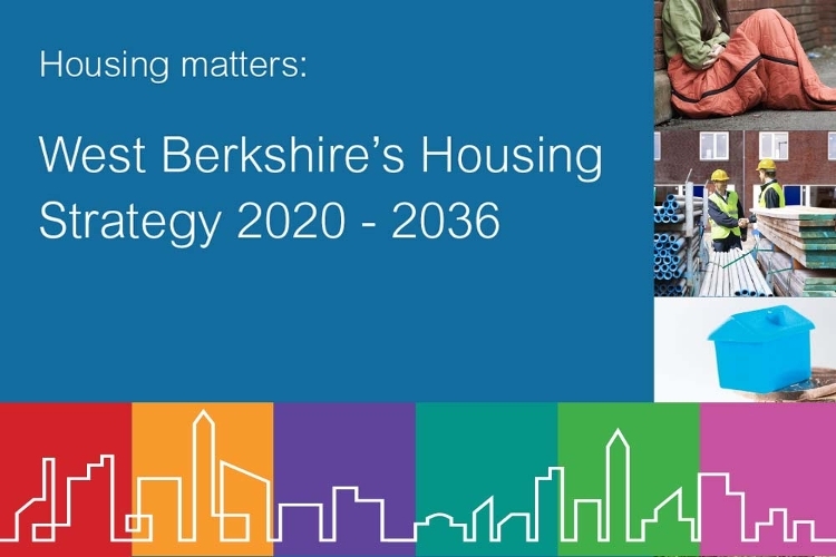 An image of the cover page for West Berkshire's Housing Strategy 2020 to 2036