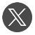 A dark grey version of the X icon