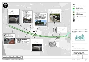 Proposed Western Avenue cycleways - Early concept drawing