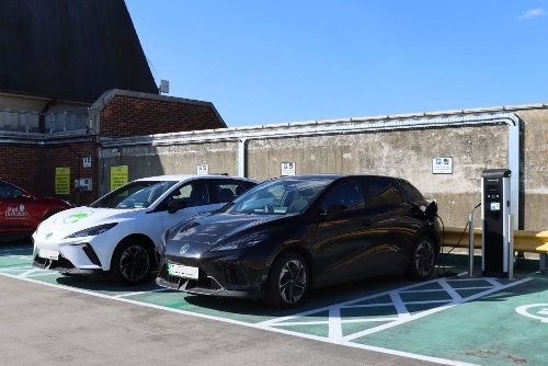 2024 - EV charging at Kennet Centre car park 2024 - EV charging at Kennet Centre car park