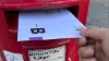 Postal vote being posted