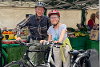 The Chairman and his consort, Councillor Martha Vickers attending Newbury market.