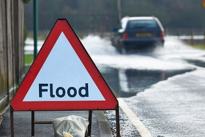 14 Flood warning sign 14 Flood warning sign