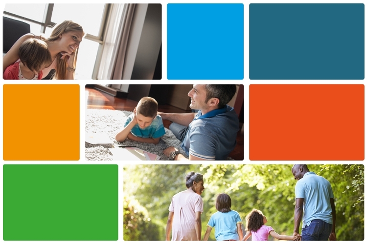 Families First Partnership programme landing page block.