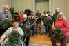 Wreath making workshop at Shaw House.